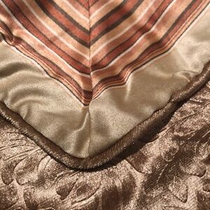 LUXURY Throw Pillow Case Velvet/Satin Gold Large